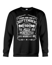 40th Birthday Born 1980 Crewneck Sweatshirt tile