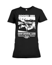 Camp Crystal Lake Summer 1980 Premium Fit Ladies Tee tile