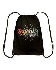 Birthday 1980 legend Drawstring Bag tile