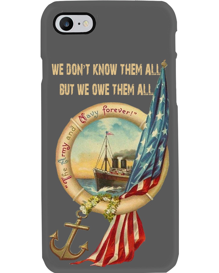 The Army and Navy Forever Phone Case