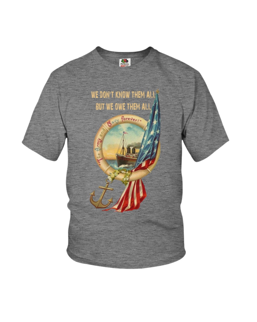 The Army and Navy Forever Youth T-Shirt