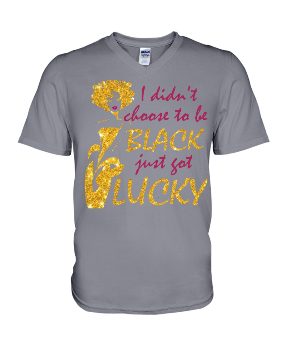 Proud To be Black V-Neck T-Shirt