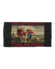 THE HORSE IN THEIR SOULS Cloth face mask thumbnail