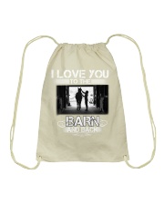 I LOVE U TO THE BARN AND BACK Drawstring Bag thumbnail