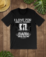 I LOVE U TO THE BARN AND BACK Classic T-Shirt lifestyle-mens-crewneck-front-18