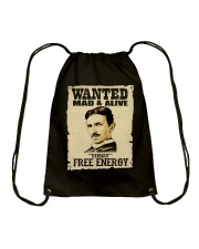 Wanted Mad and Alive Drawstring Bag tile