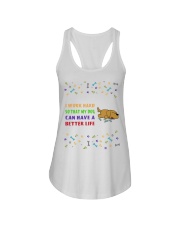I LOVE MY DOG Ladies Flowy Tank tile