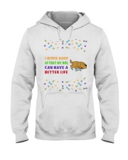 I LOVE MY DOG Hooded Sweatshirt tile