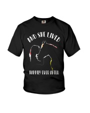 AND SHE LIVED HAPPILY EVER AFTER Youth T-Shirt thumbnail
