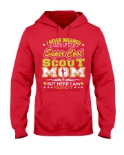 I'm a Super Cool Scout Mom Hooded Sweatshirt front