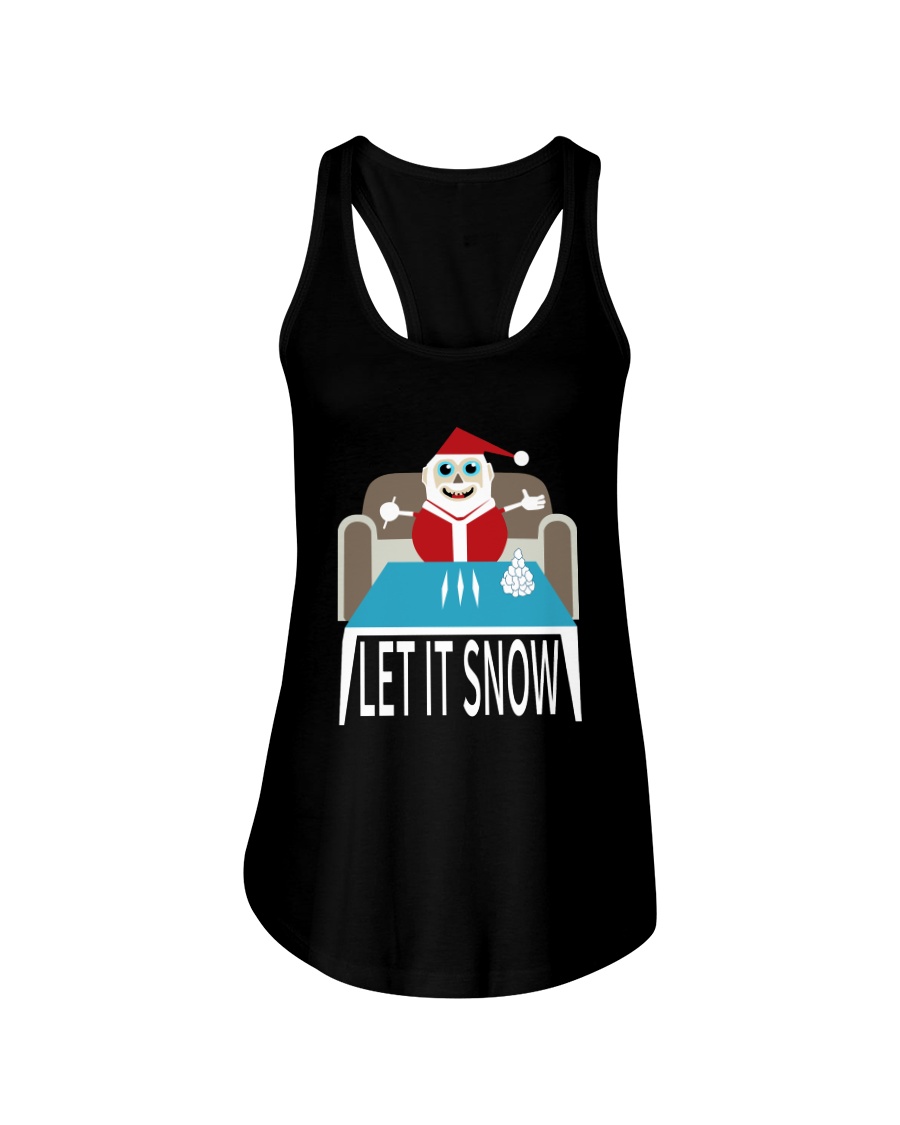 LET IT SNOW Ladies Flowy Tank