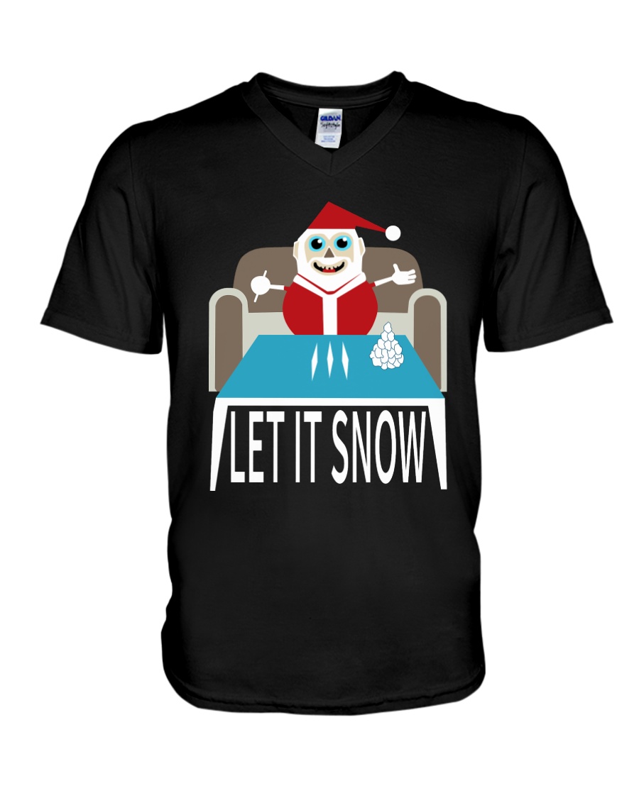 LET IT SNOW V-Neck T-Shirt