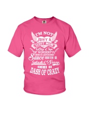 I'm not just a Scout Mom Youth T-Shirt front