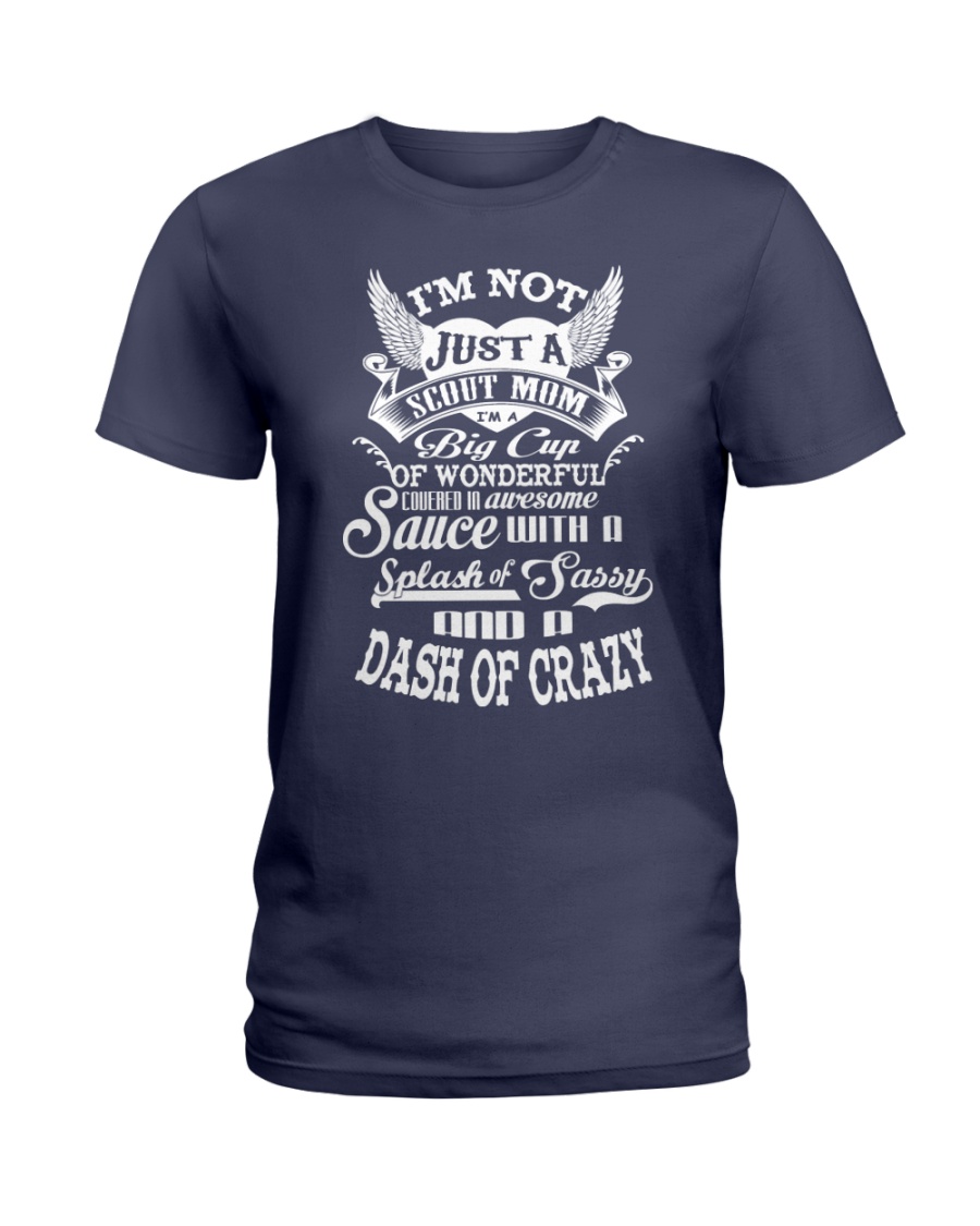I'm not just a Scout Mom Ladies T-Shirt