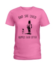 SHE LIVED HAPPILY EVER AFTER Ladies T-Shirt thumbnail