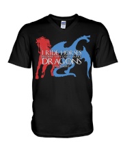 I RIDE HORSE V-Neck T-Shirt thumbnail