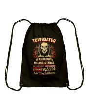 Towboater- Straight Hustle all day Shirt Drawstring Bag thumbnail