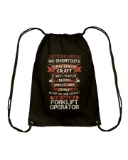 Earn the right to be a Forklift Operator shirt Drawstring Bag thumbnail