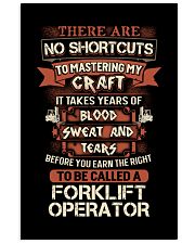 Earn the right to be a Forklift Operator shirt 16x24 Poster thumbnail