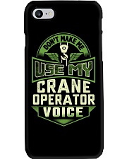 Don't make me use my Crane Operator Voice Shirt Phone Case thumbnail
