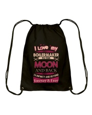 I love my Boilermaker to the Moon Drawstring Bag front