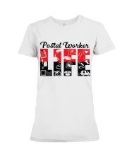 Awesome Postal Worker Shirt Premium Fit Ladies Tee thumbnail