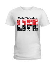 Awesome Postal Worker Shirt Ladies T-Shirt thumbnail