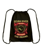 Insane Scuba Diver Shirt Drawstring Bag thumbnail