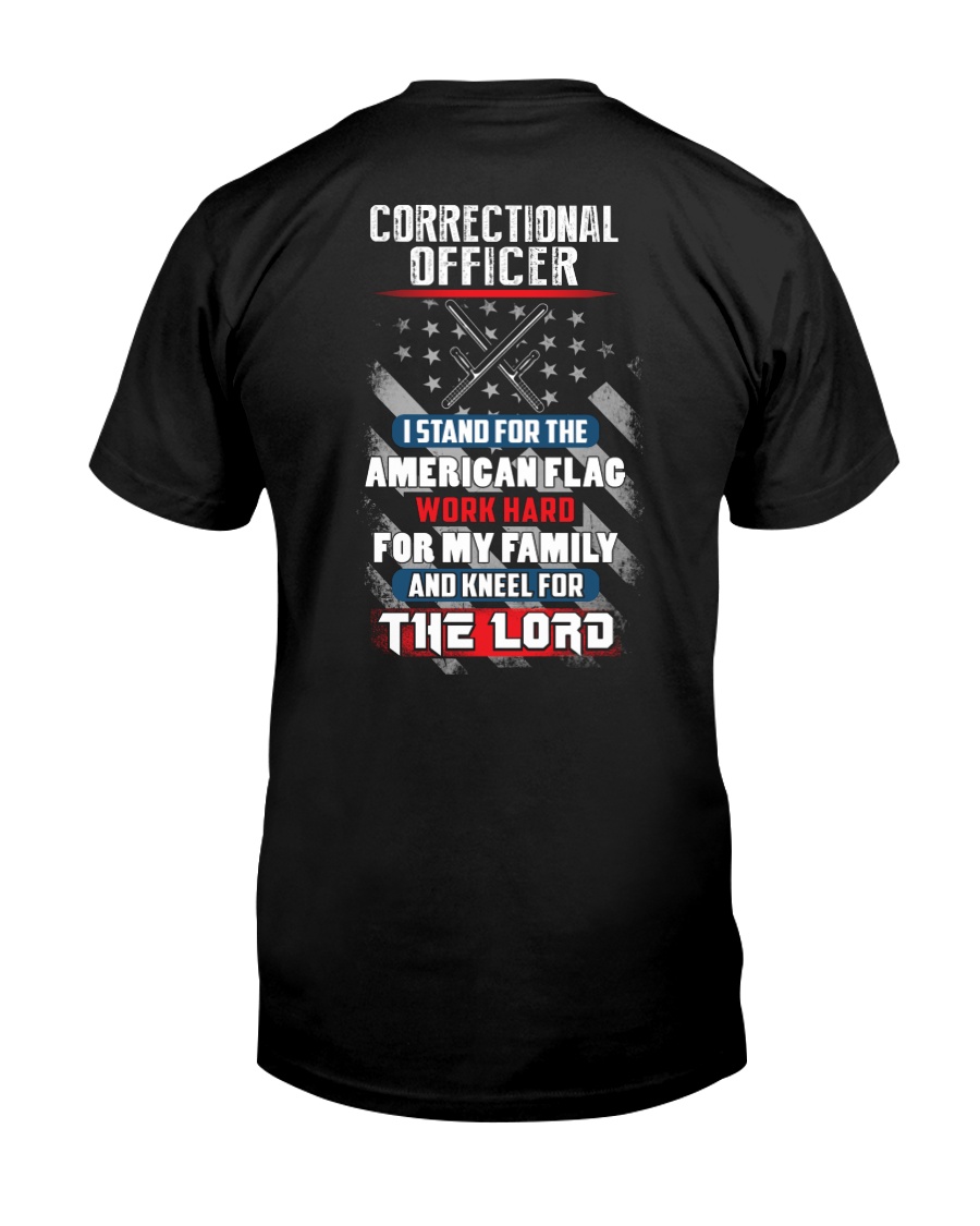 Proud Correctional Officer Shirt Premium Fit Mens Tee