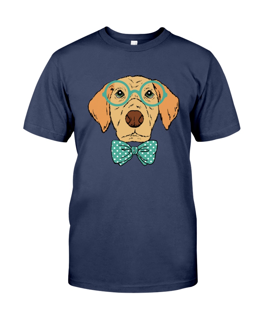 Cool Hipster Dog Shirt Premium Fit Mens Tee