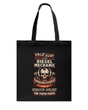 Angry Diesel Mechanic Shirt Tote Bag thumbnail