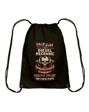Angry Diesel Mechanic Shirt Drawstring Bag thumbnail