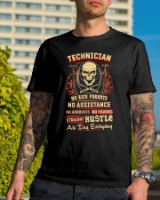 Technician- Straight Hustle all day Shirt Premium Fit Mens Tee lifestyle-mens-crewneck-front-8