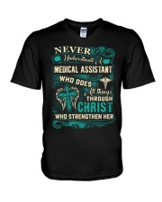Proud Medical Assistant Shirt V-Neck T-Shirt thumbnail