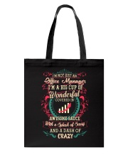 Awesome Office Manager Shirt Tote Bag thumbnail