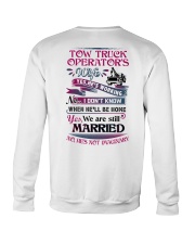 Awesome Tow Truck Operator's Wife Shirt Crewneck Sweatshirt thumbnail