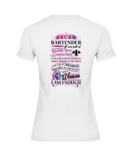 Awesome Bartender Shirt Premium Fit Ladies Tee thumbnail