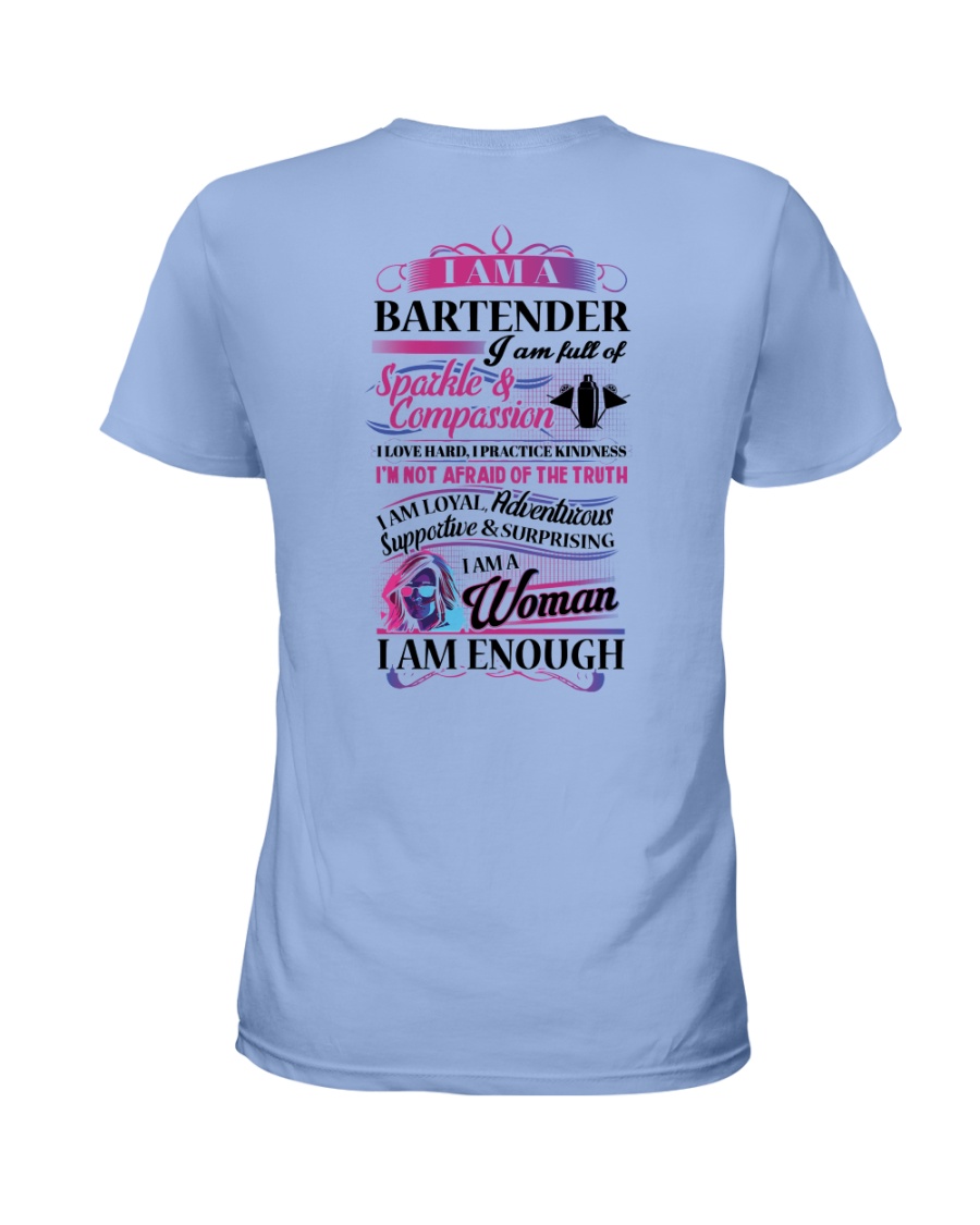 Awesome Bartender Shirt Ladies T-Shirt
