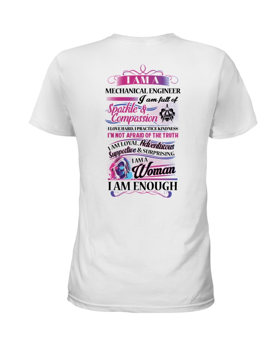 Awesome Mechanical Engineer Shirt Ladies T-Shirt