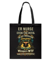 Awesome ER Nurse Shirt Tote Bag thumbnail