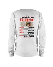 Sarcastic Electrician Shirt Long Sleeve Tee thumbnail