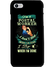 Determined Postal Worker Shirt Phone Case thumbnail
