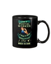 Determined Postal Worker Shirt Mug thumbnail