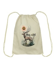 Hippie - Stay wild Drawstring Bag thumbnail