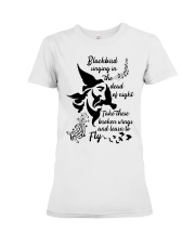 Blackbird singing in the dead of night Premium Fit Ladies Tee thumbnail