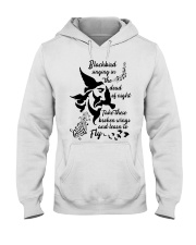 Blackbird singing in the dead of night Hooded Sweatshirt thumbnail