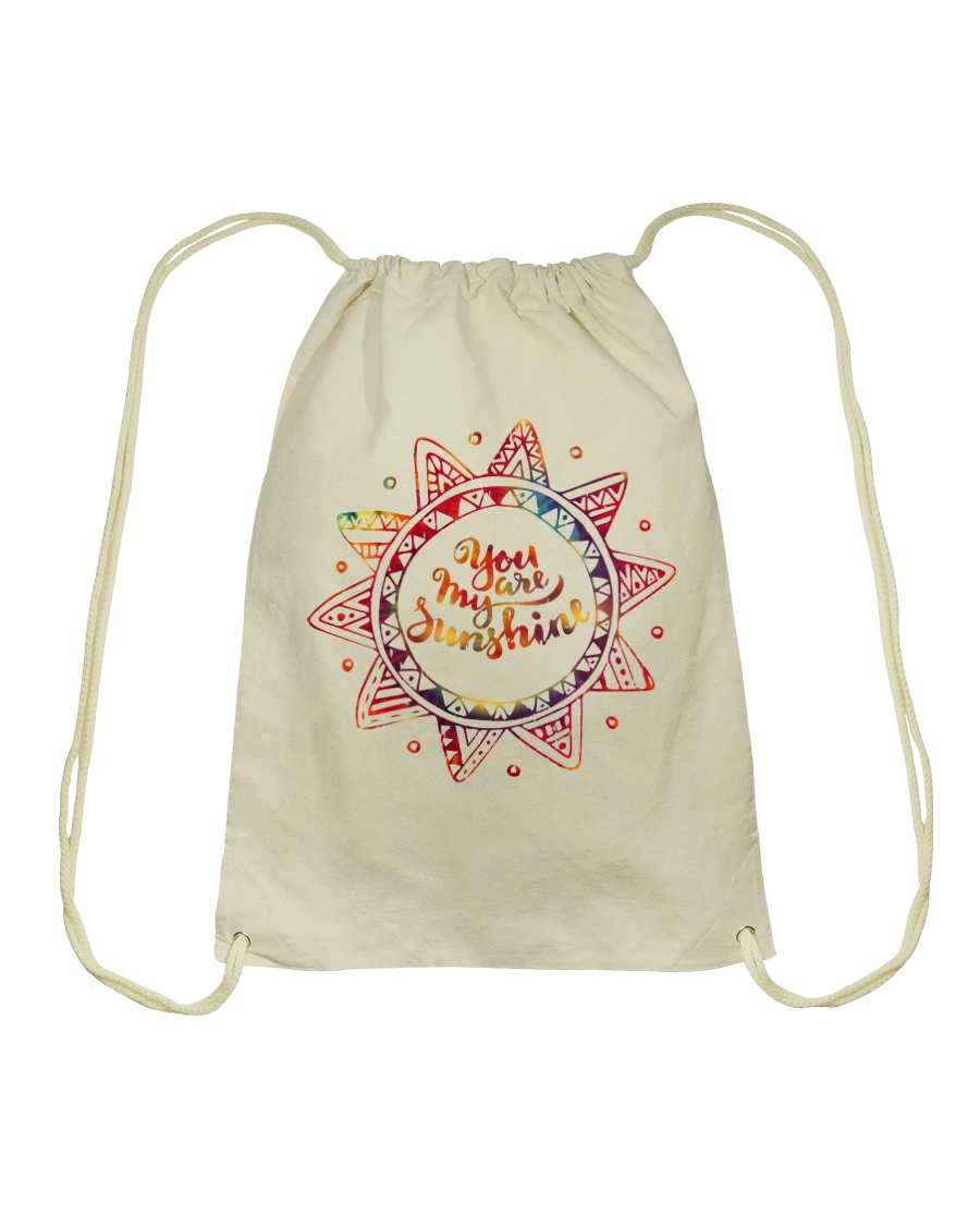 you are my sunshine Drawstring Bag