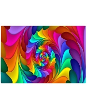 RAINBOW CANDY SPIRAL Rectangle Cutting Board front