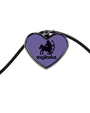 Sagitarius Horoscope Cord Heart Necklace thumbnail