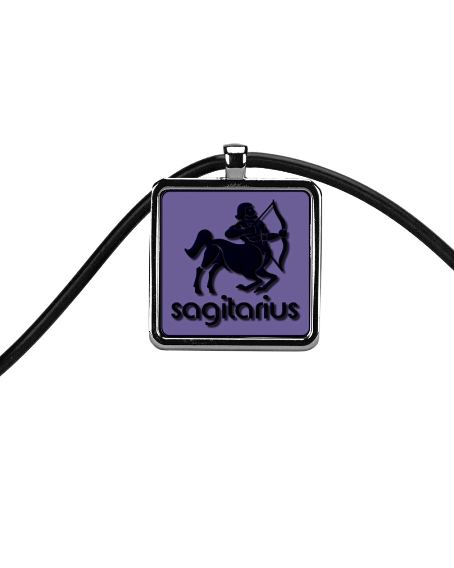 Sagitarius Horoscope Cord Rectangle Necklace